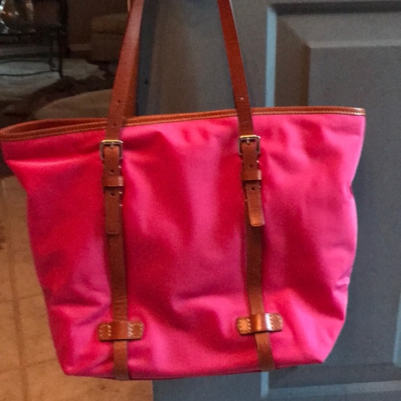 Dooney & Bourke Nylon and Leather Tote Bag - Picture 3 of 8